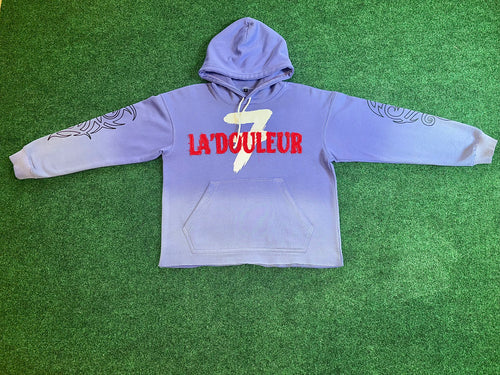 LILAC FADE "STYLE IS FOREVER" CROPPED HOODIE